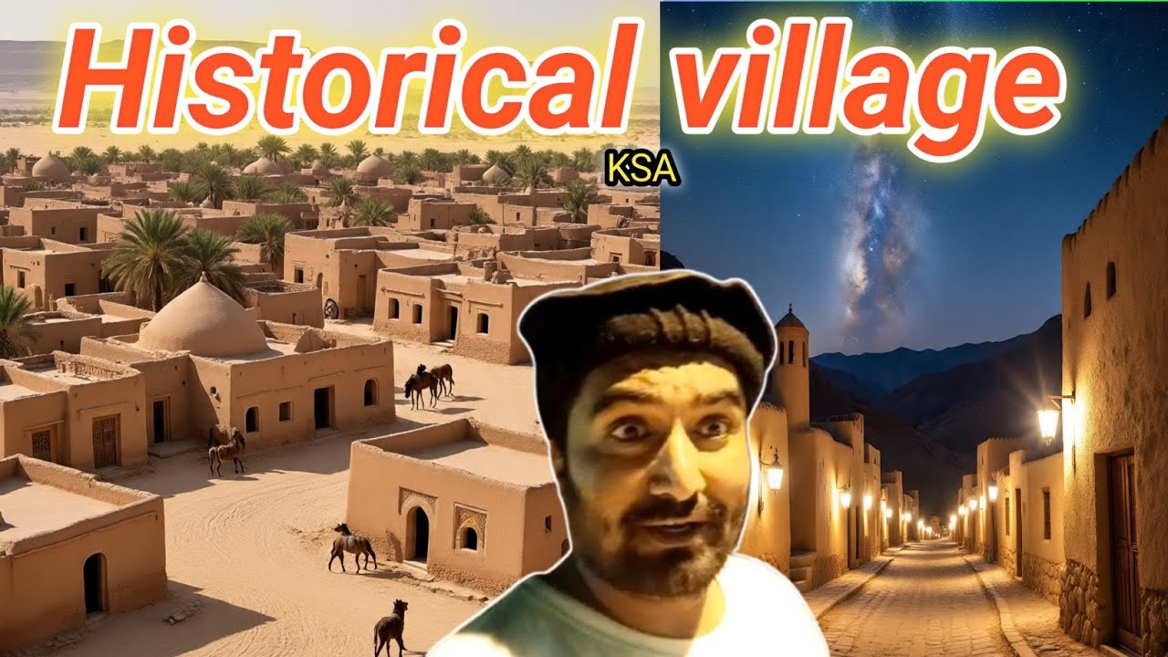  Historical village Saudi Arabia | Old  Asheqar Night View 