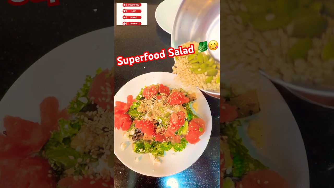 Trying out Virat Kohli’s superfood Salad! 🥗 
