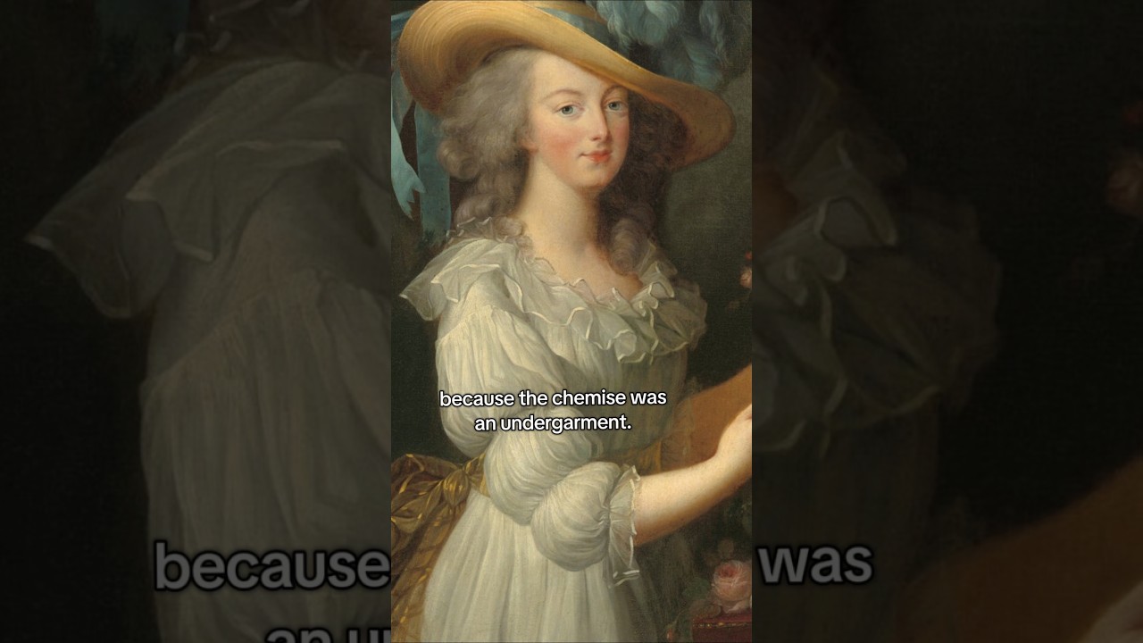 Marie Antoinette's outrageous portrait! #history #art #painting