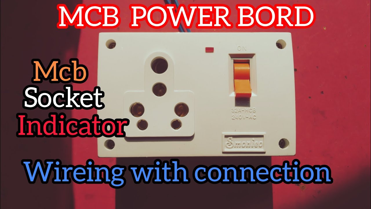 MCB POWER BORD CONNECTION VIDEO | Combined with MCB 32A Bord connection video !!#mcb #electric #bord