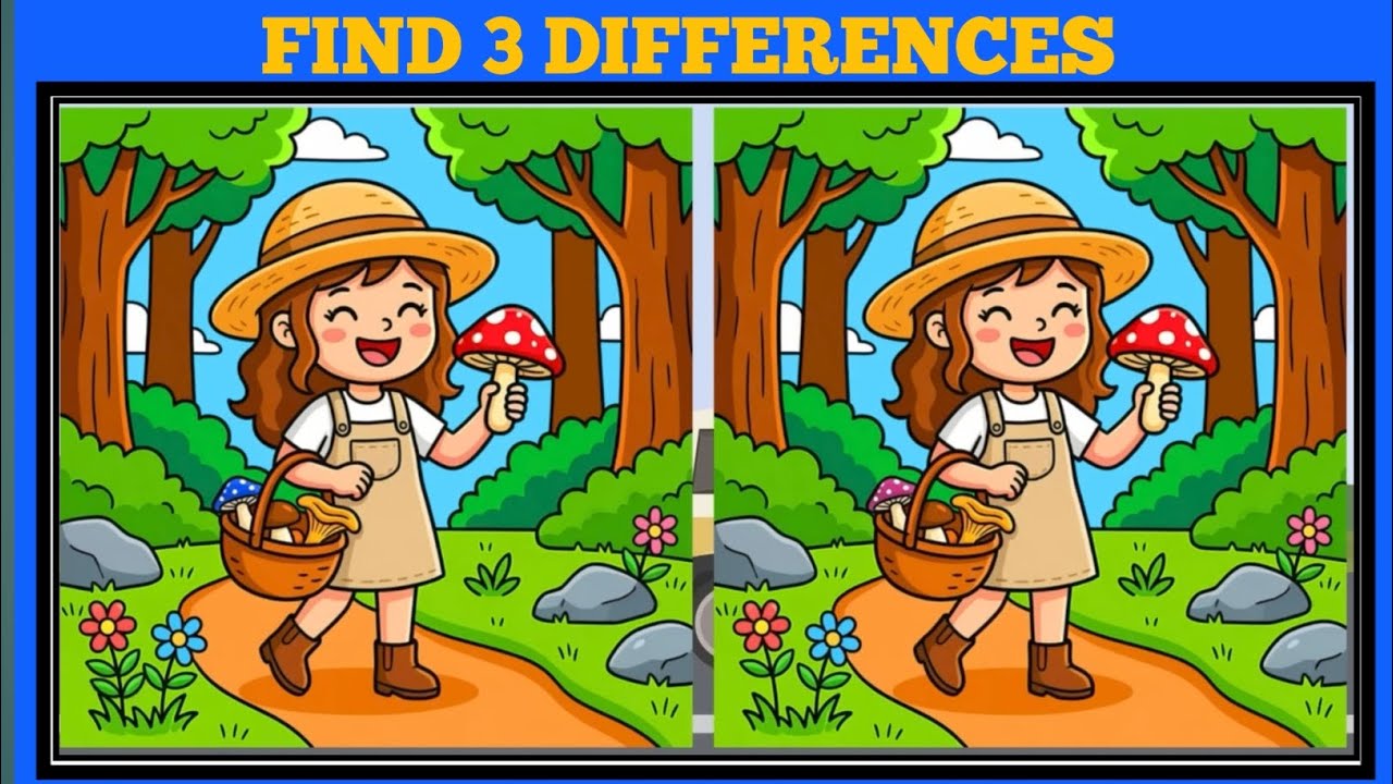 Spot Differences|| #braintest #spotthedifference #findthedifference #viral #treding 