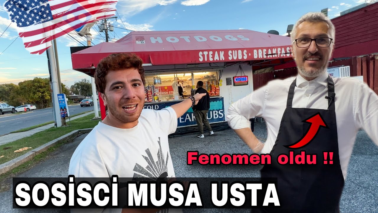 AMERİKA’da SOSİS SATARAK FENOMEN OLAN TÜRK !! BURASI TARLABAŞI !!