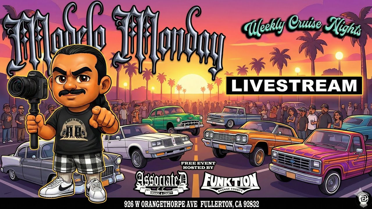 🔴 WE ARE LIVE! Modelo Monday Weekly Cruise Night 🚗 Hosted by Associated & Funktion
