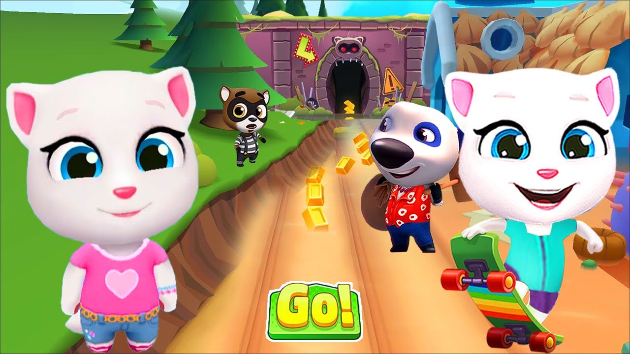 Talking Tom Gold Run 🎃 Halloween Compilation ┃ Three Characters vs Boss Fight