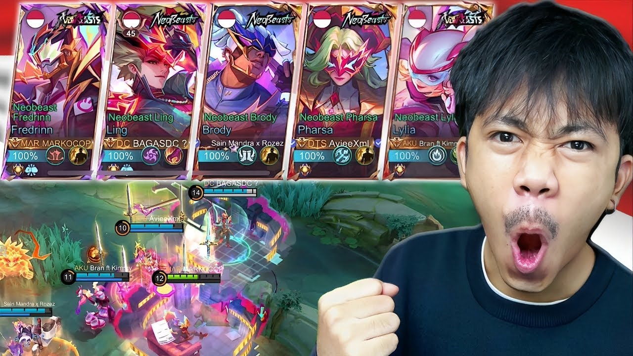 META FULL SKIN NEOBEASTS MENGAMUK DI LAND OF DAWN - Mobile legends