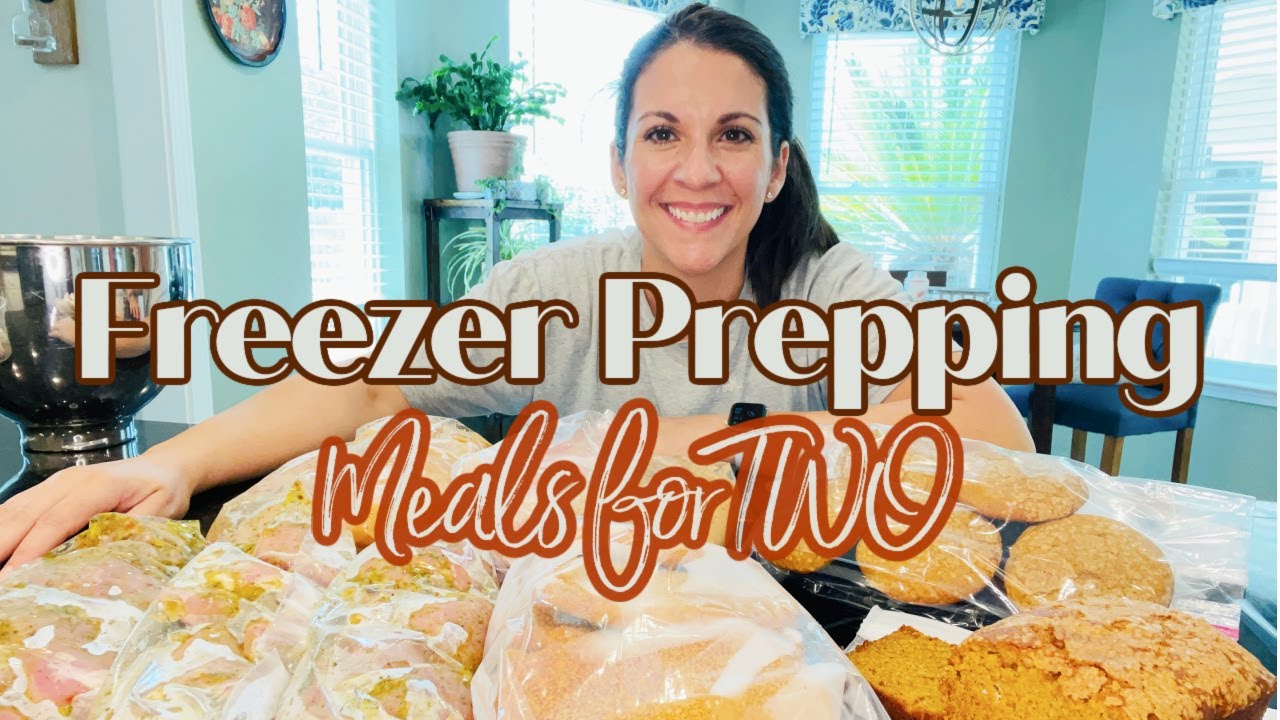 Planning Meals for Two People | A Freezer Prep Day