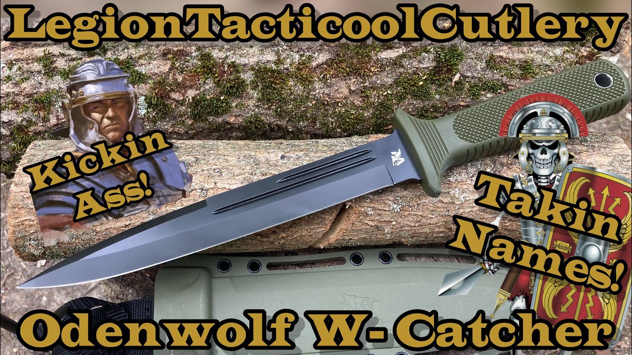 ODENWOLF W-Catcher Fixed Blade Knife with Sheath outdoor hard use review!