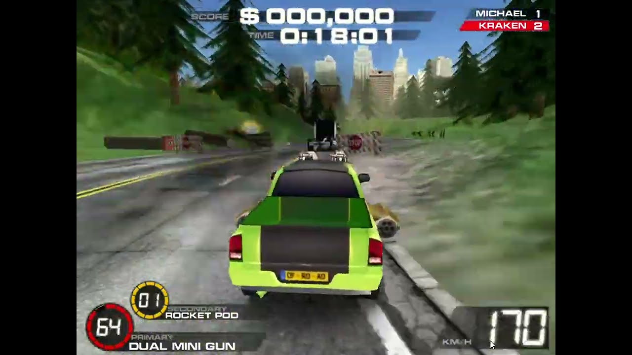 Burnin' Rubber 3A Mod - Gateway Boss Battle