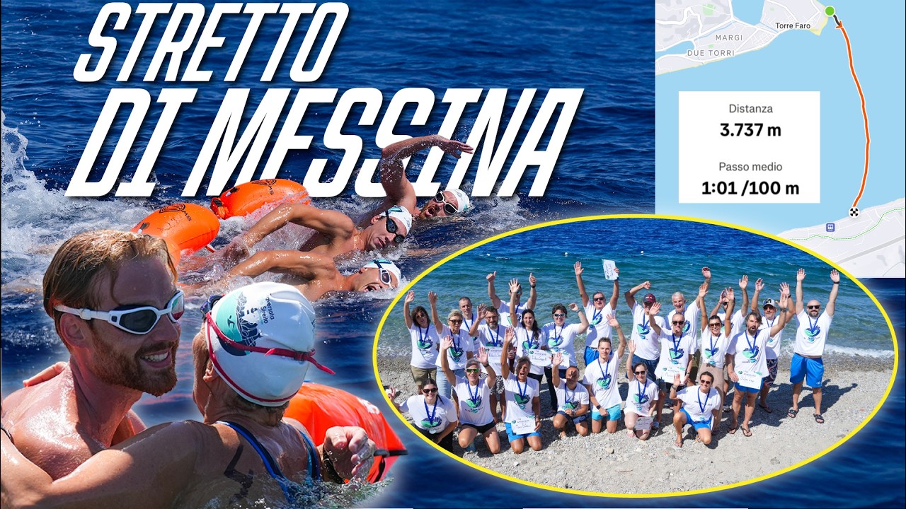 ABBIAMO ATTRAVERSATO LO STRETTO DI MESSINA A NUOTO !