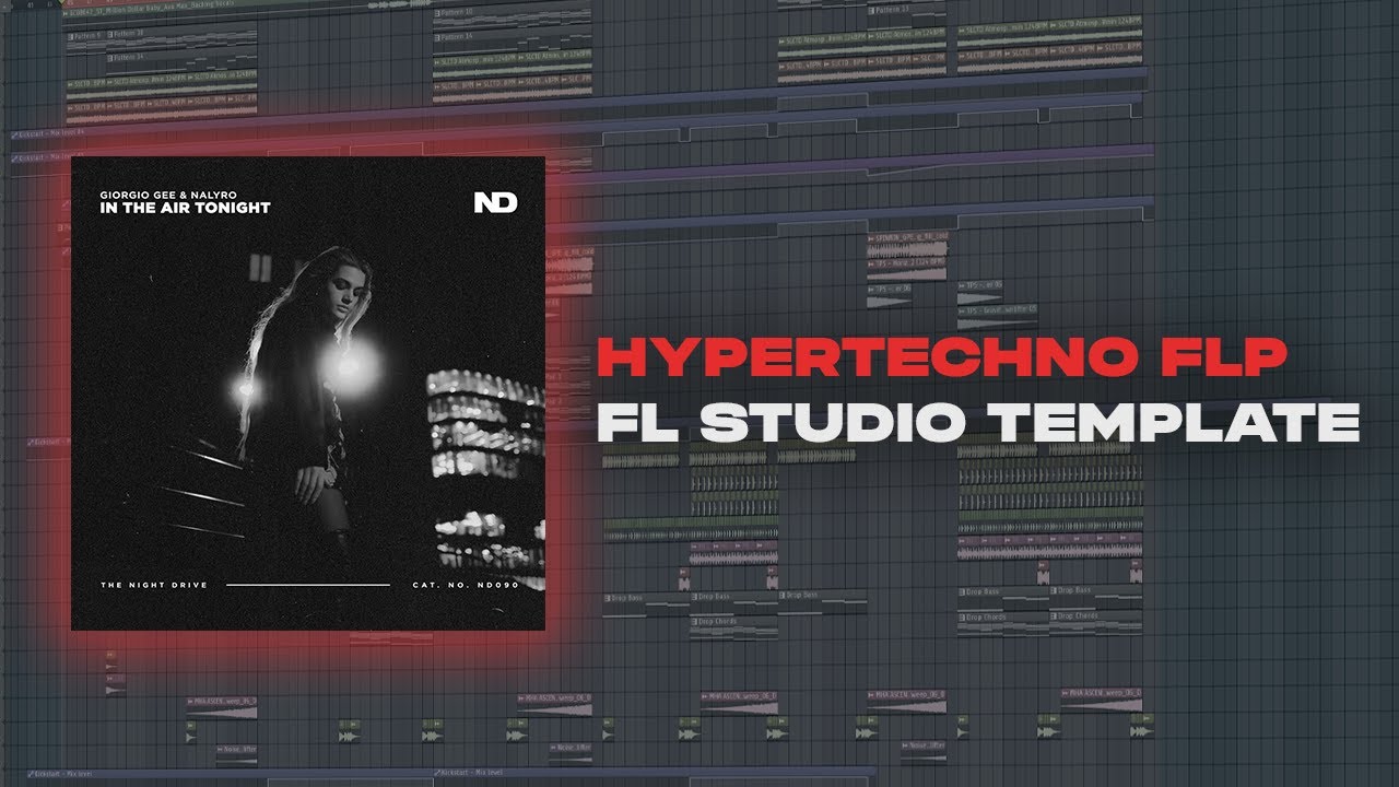 Hypertechno FLP #3 FL Studio Template (Sonny Wern, VIZE, Niklas Dee, Macon, Neptunica FLP Style)