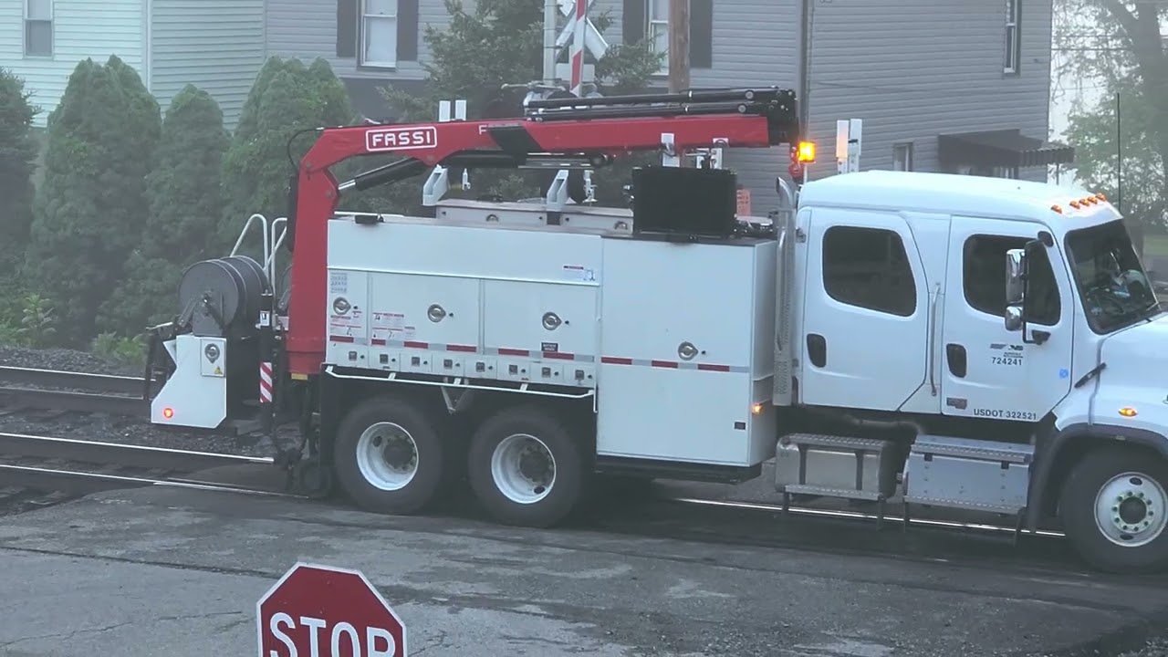 How a Hi-Rail Truck Loads Onto The Rail