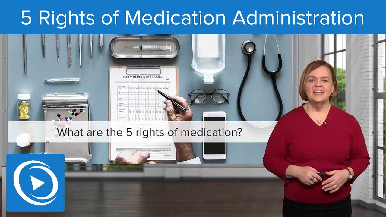 The 5 Rights of Medication Administration – Pharmacology | Lecturio