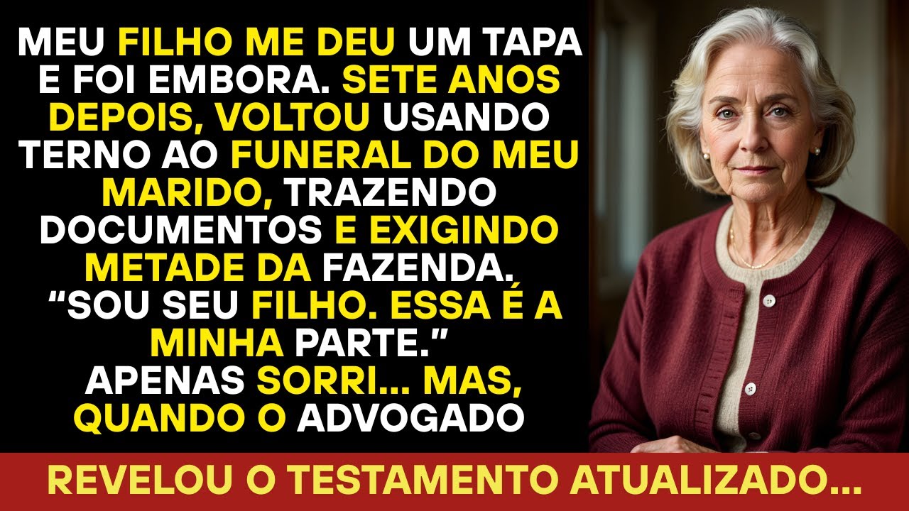 Meu filho me ofendeu e partiu — 7 anos mais tarde apareceu querendo parte da herança.