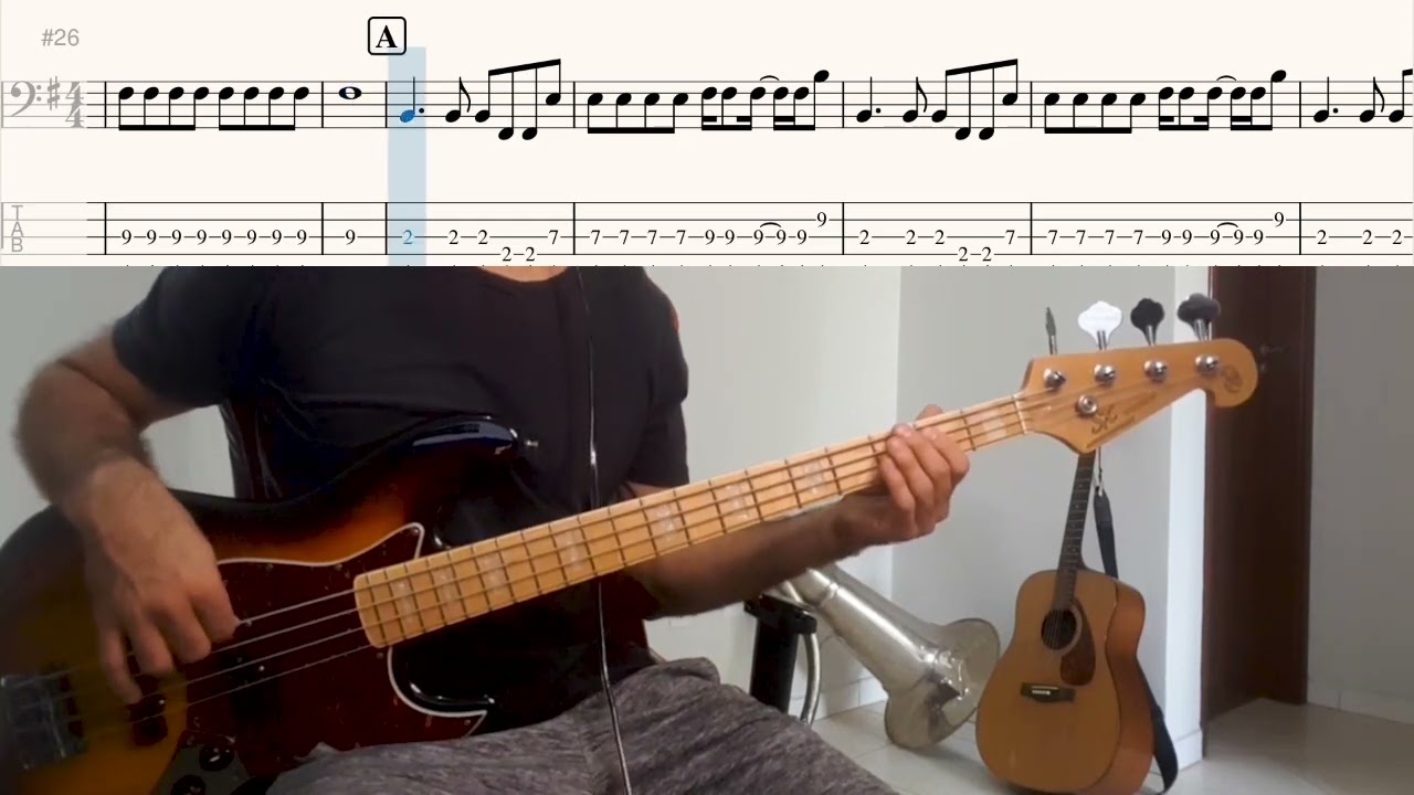 Tommy James & The Shondells - Crimson And Clover (Bass Cover w/ TABS)