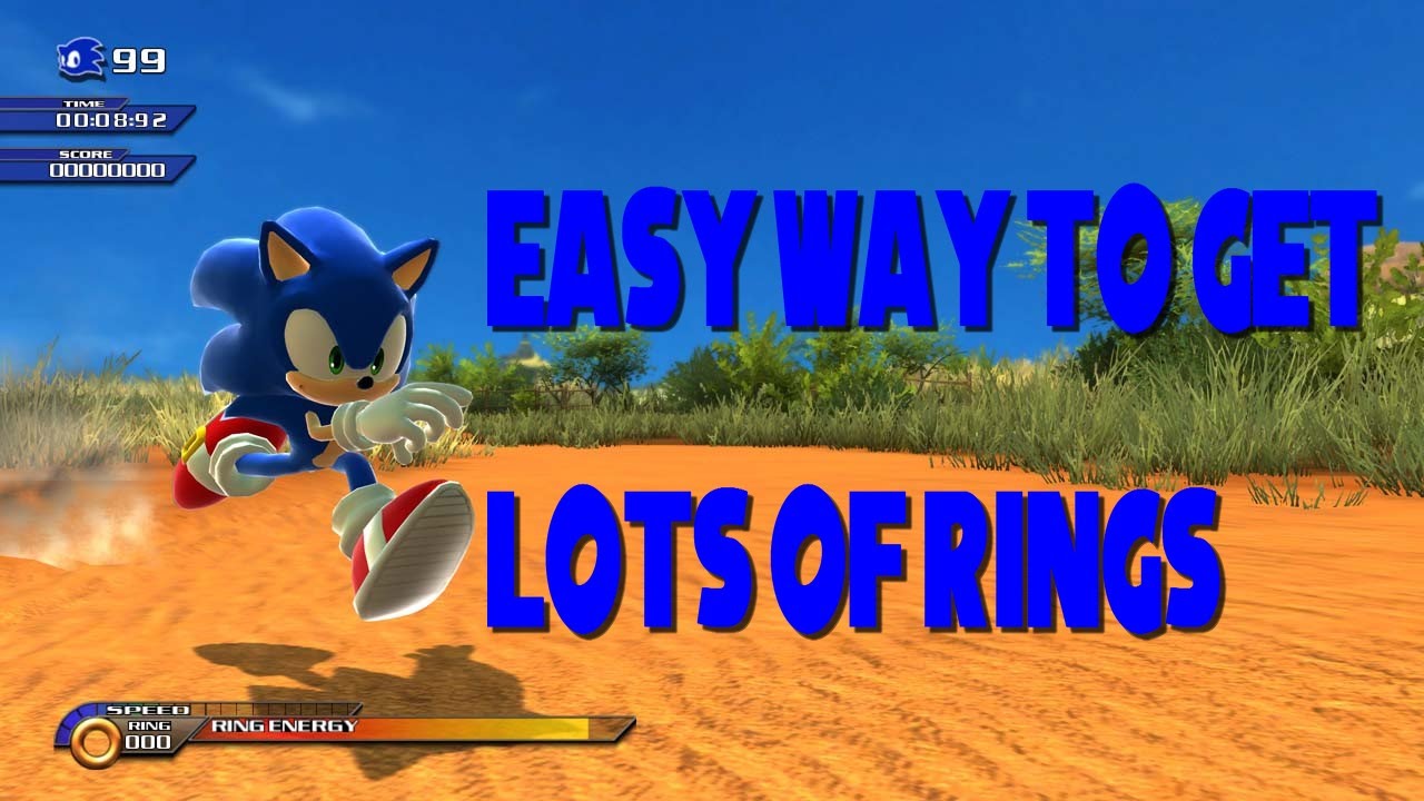 Sonic Unleashed 360/PS3 - Unlimited Rings trick