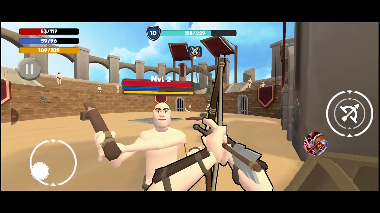 Gladiator simulator me tornei um robin wood 🎮