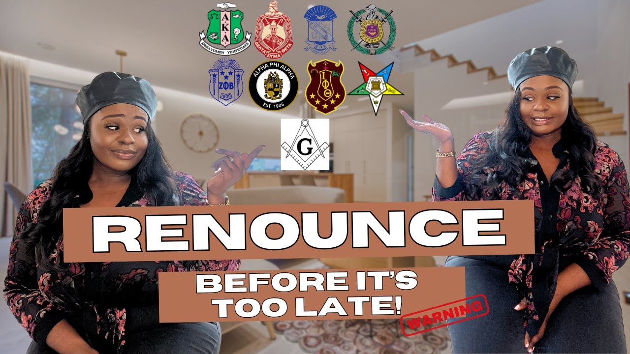 Denouncing AKA| The Truth Behind Greek Life: Fear God, Not Man  #Denouncing #AKA