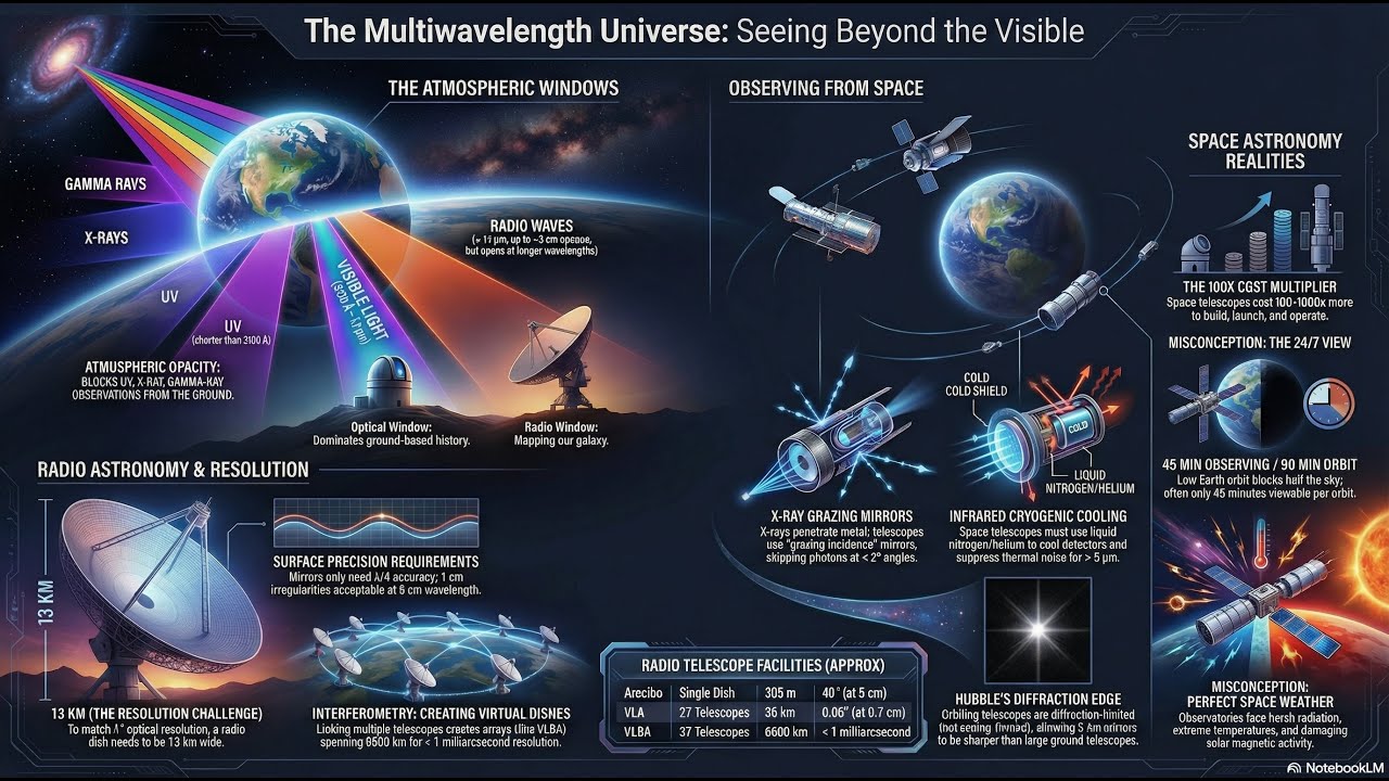 Seeing the Invisible Universe - Why Space Telescopes are Losing the War