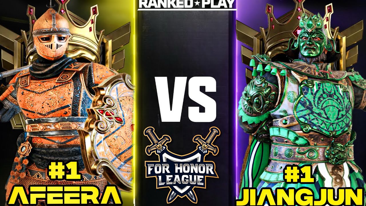 NUMBER 1 RANKED JIANG JUN VS NUMBER 1 RANKED AFEERA! FOR HONOR!