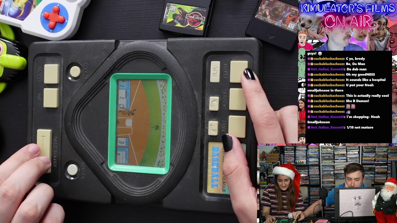 Playing the Game.Com console from Tiger Electronic | Kimulator's Films inc