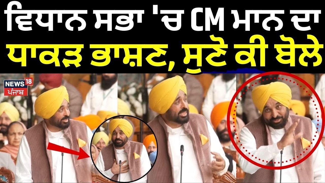 Punjab Vidhan Sabha Session |ਵਿਧਾਨ ਸਭਾ 'ਚ CM Mann ਦਾ ਧਾਕੜ ਭਾਸ਼ਣ, ਸੁਣੋ ਕੀ ਬੋਲੇ |Anandpur Sahib | N18V