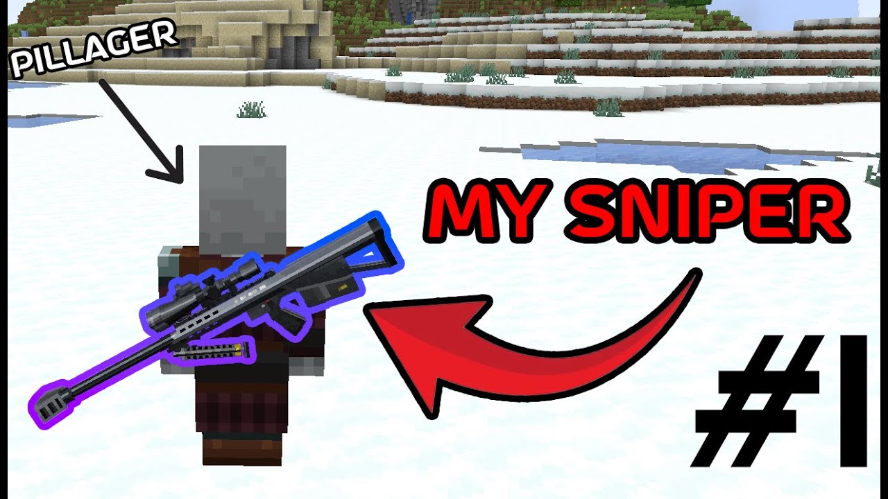 Pillagers Stole My Sniper... So, I took REVENGE #minecraft #tacz #pillager