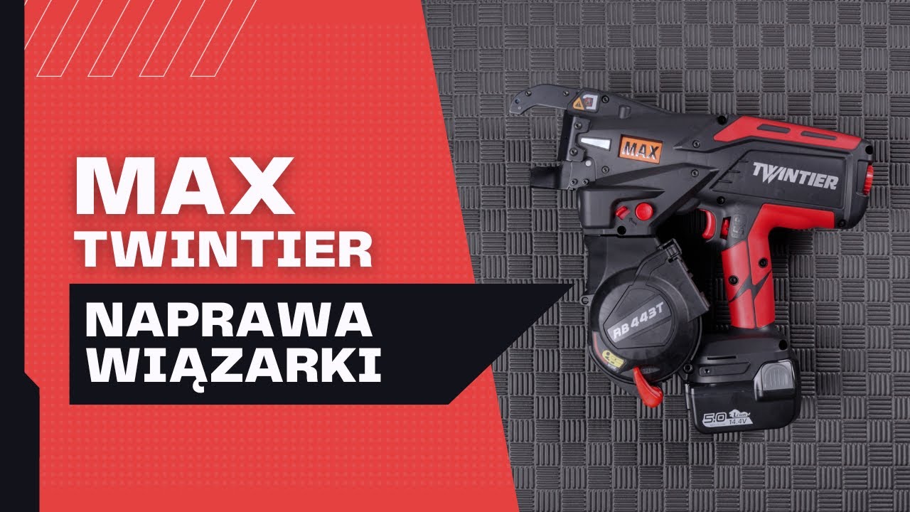 Naprawa wiązarki MAX TWINTIER - czyszczenie JEDMAR.pl