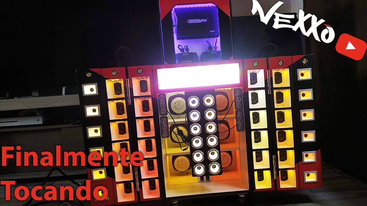 Mini Paredão Nexxo Tocando Pela Primeira Vez