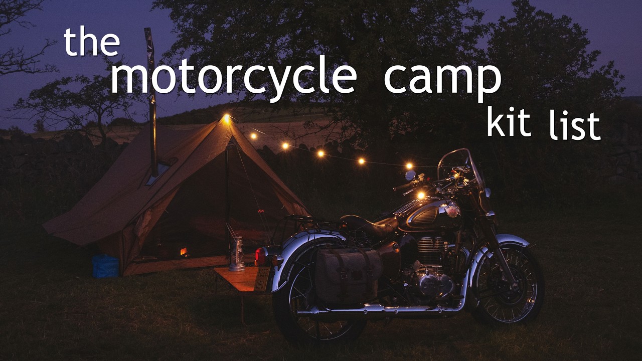 Motorcycle Camping Gear Setup That Actually Works