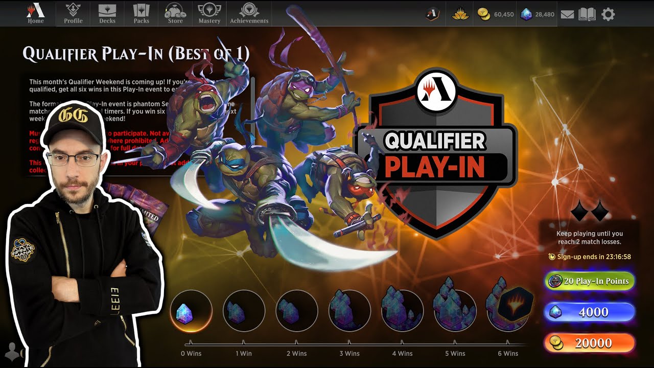 MTG Arena: Qualifier Play-in TMNT Sealed - LIVE! 3/21
