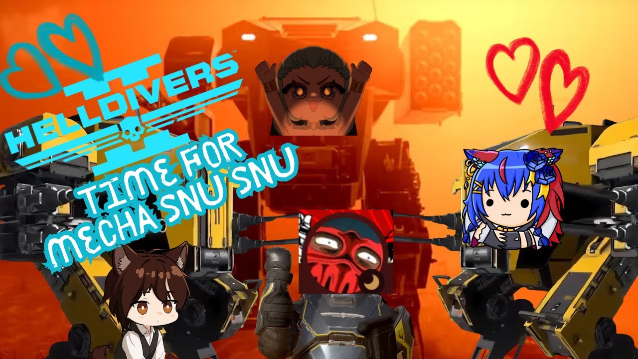 Helldivers 2 – With Super Cute @RukaErika  and @darkgeem  | #VTuber #Helldivers2