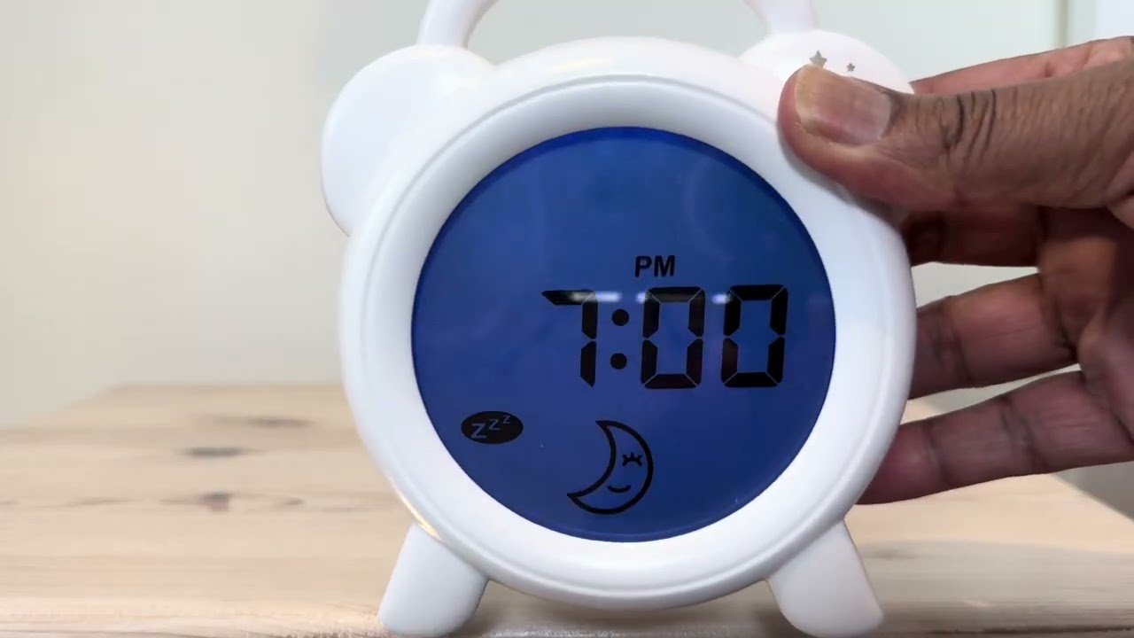 Purflo Snoozee Sleep Trainer Clock - Perfect to teach children when to get out of bed!