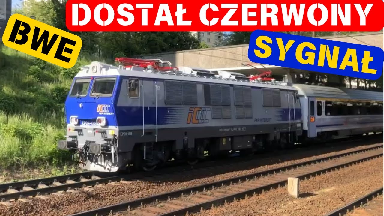 Pociąg zatrzymany tuż po wyjeździe z tunelu! Pociągi Warszawa Ochota