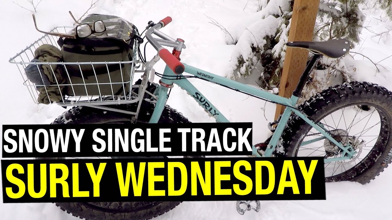 Snowy Singletrack with a Surly Wednesday