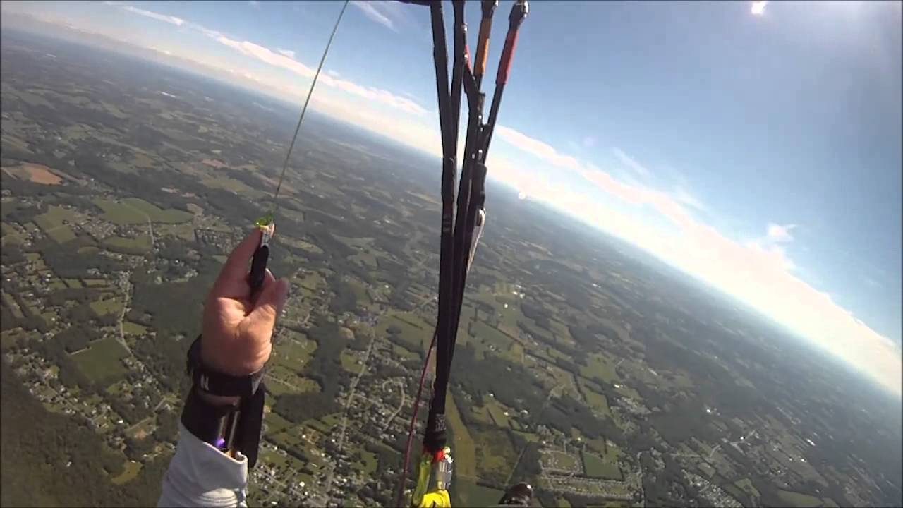 Marco Flying Above Blue Mountain