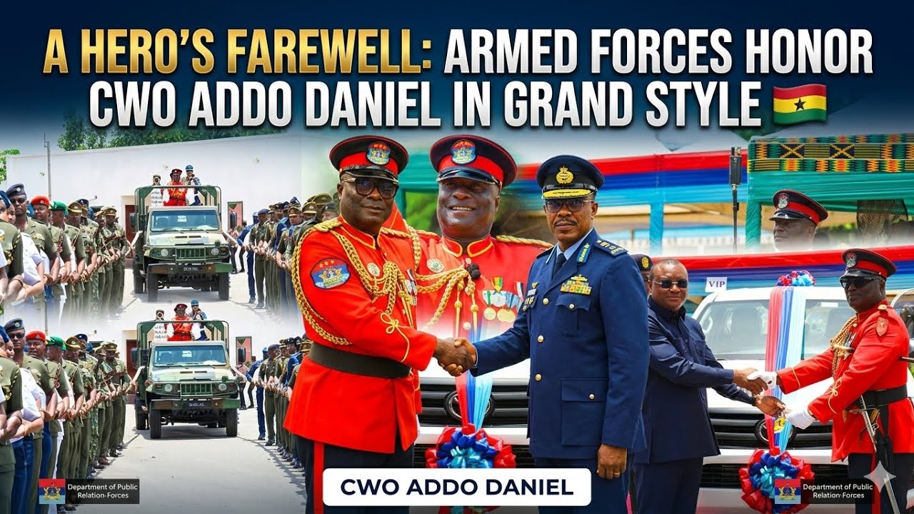 GHANA ARMED FORCES SHOW MASSIVE LOVE AT CWO ADDO DANIEL&rsquo;S FAREWELL 🇬🇭