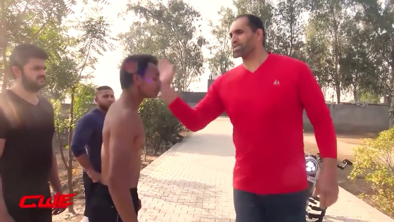 CWE | The Great Khali Slap Singham Dubey