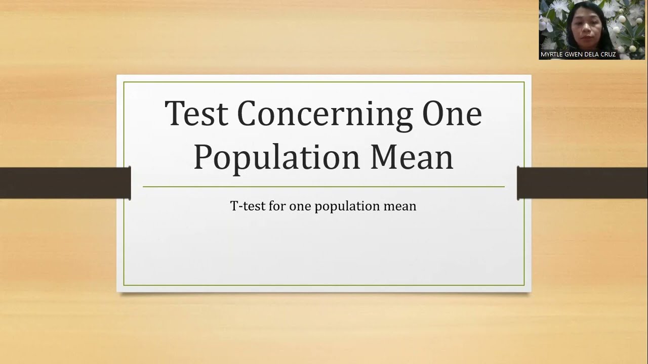 T test on One Population Mean (Examples with solutions provided)