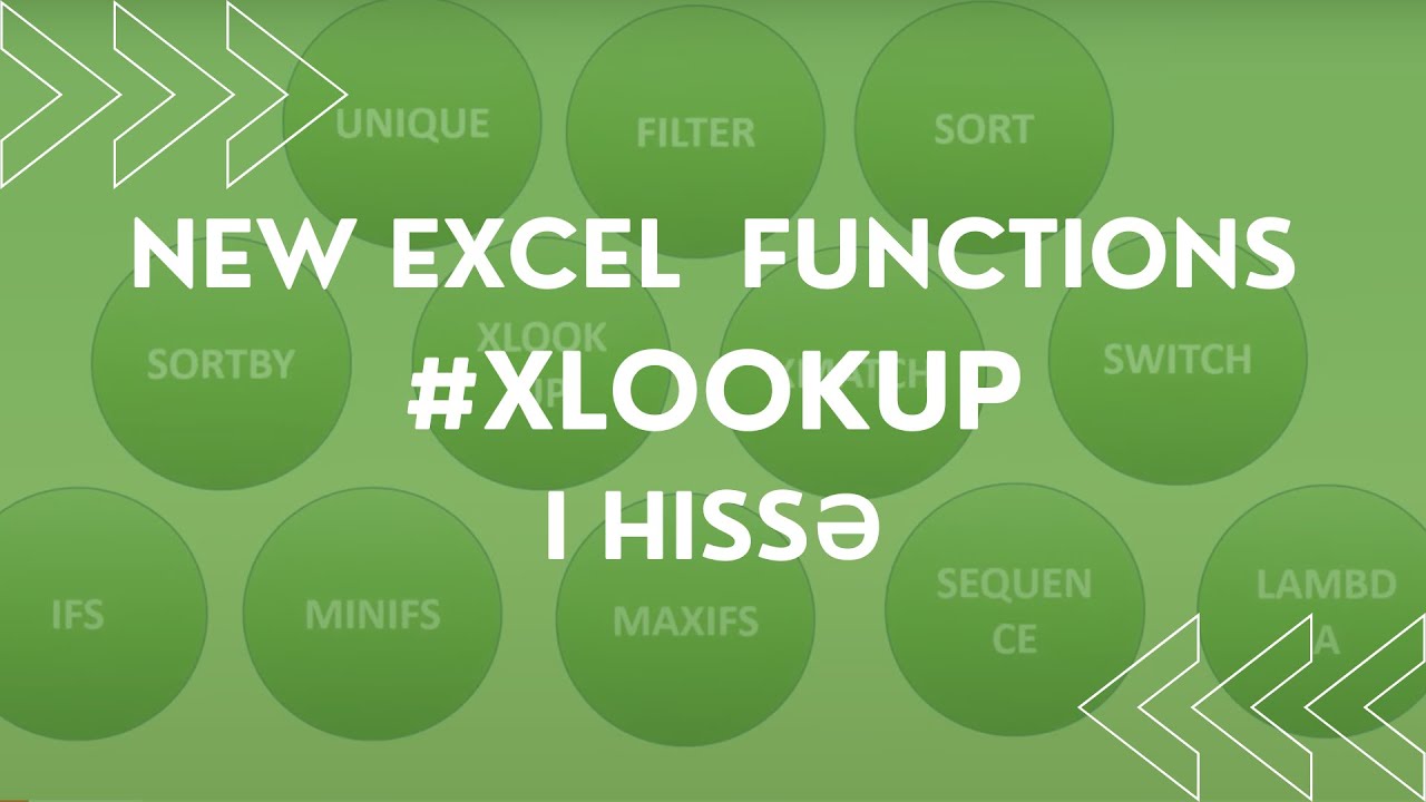 #Exceldə #XLOOKUP  funksiyası necə işləyir?
