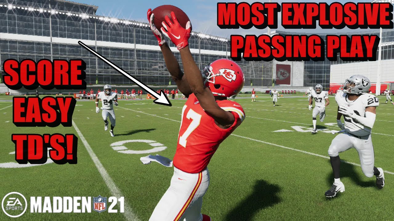 THIS IS THE MOST EXPLOSIVE PASS PLAY IN MADDEN 21! SCORE EASY TOUCHDOWNS ON OFFENSE! MADDEN 21 TIPS