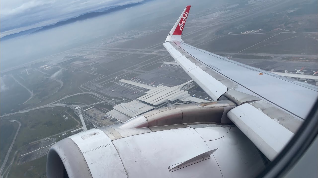 [4K] AirAsia | A320-251N | Pushback, Startup, Taxi and Takeoff