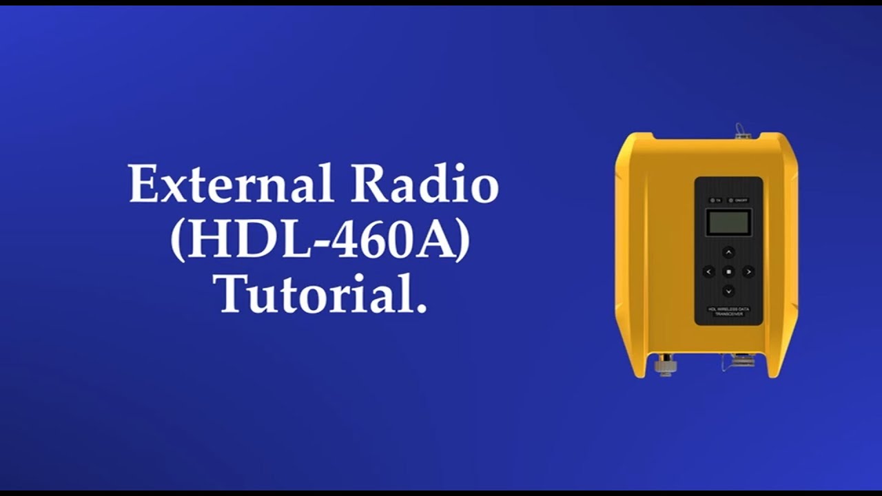 Hi-Target (HDL-460A) External Radio Setup Tutorial.