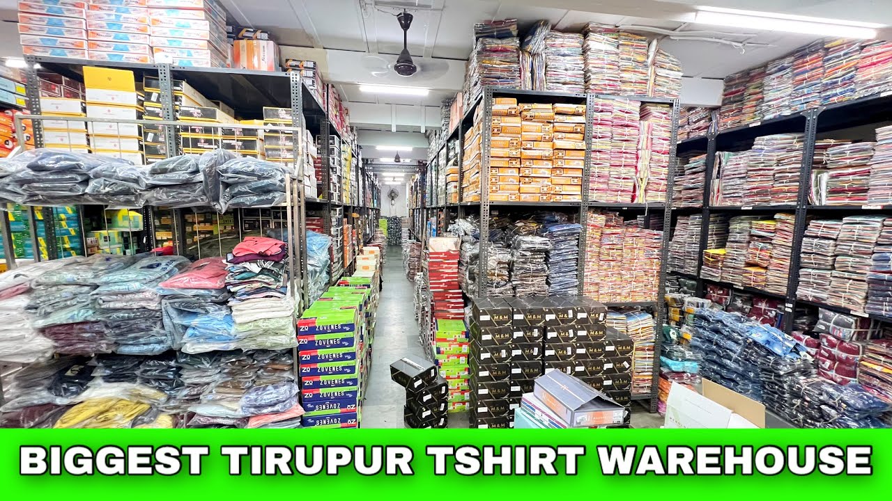 Biggest Tirupur Tshirt Wholesaler / Tshirt Warehouse Wholesale