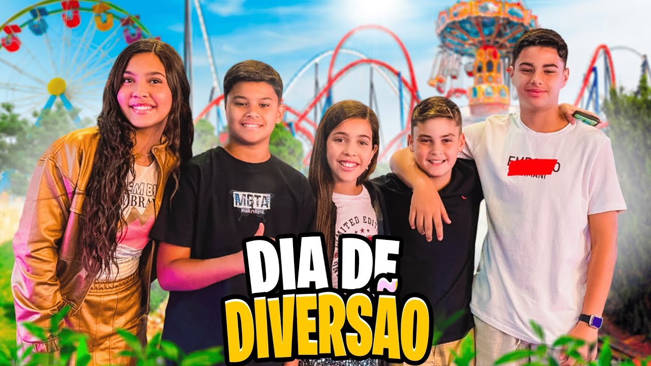 DIA DE DIVERS&Atilde;O COM AMIGOS *TUDO QUE N&Oacute;S FIZEMOS