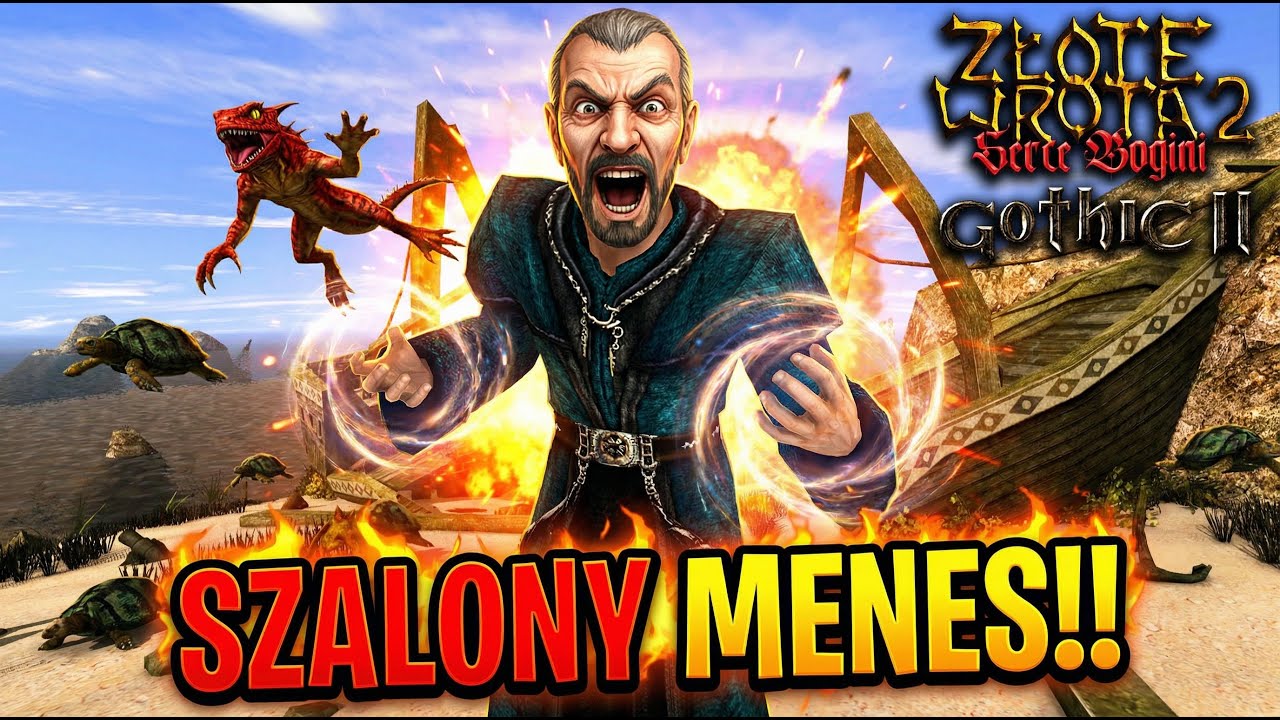 Gothic 2: Złote Wrota 2 | SZALONY MENES !!🔴 NA ŻYWO.. 