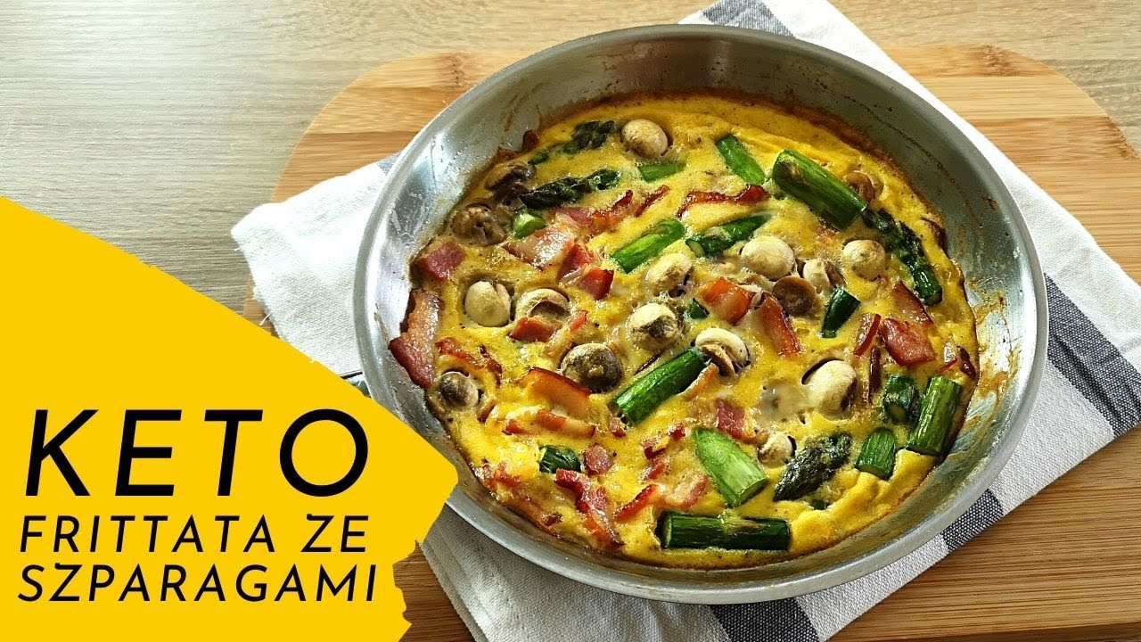 KETO | Frittata ze szparagami, pyszny pomysł na śniadanie lub obiad