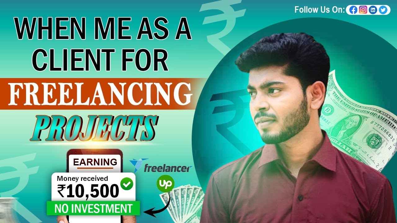 When me as a client for freelance projects || जाब मेई CLIENT || @LRTechByLakshman