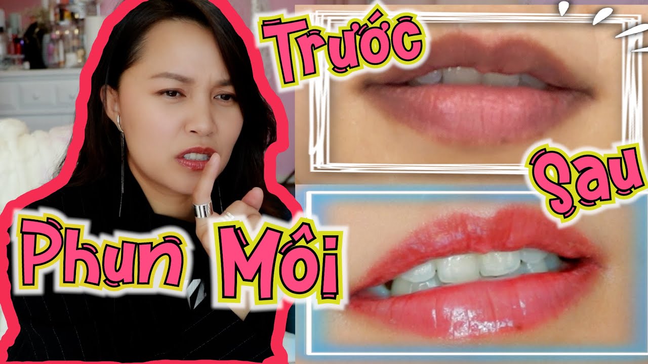Quá Trình Dặm Lại Môi Của Bắp Sau 2 Tháng II Đánh Bay Vết Thâm Môi II Phun Môi Lần 2