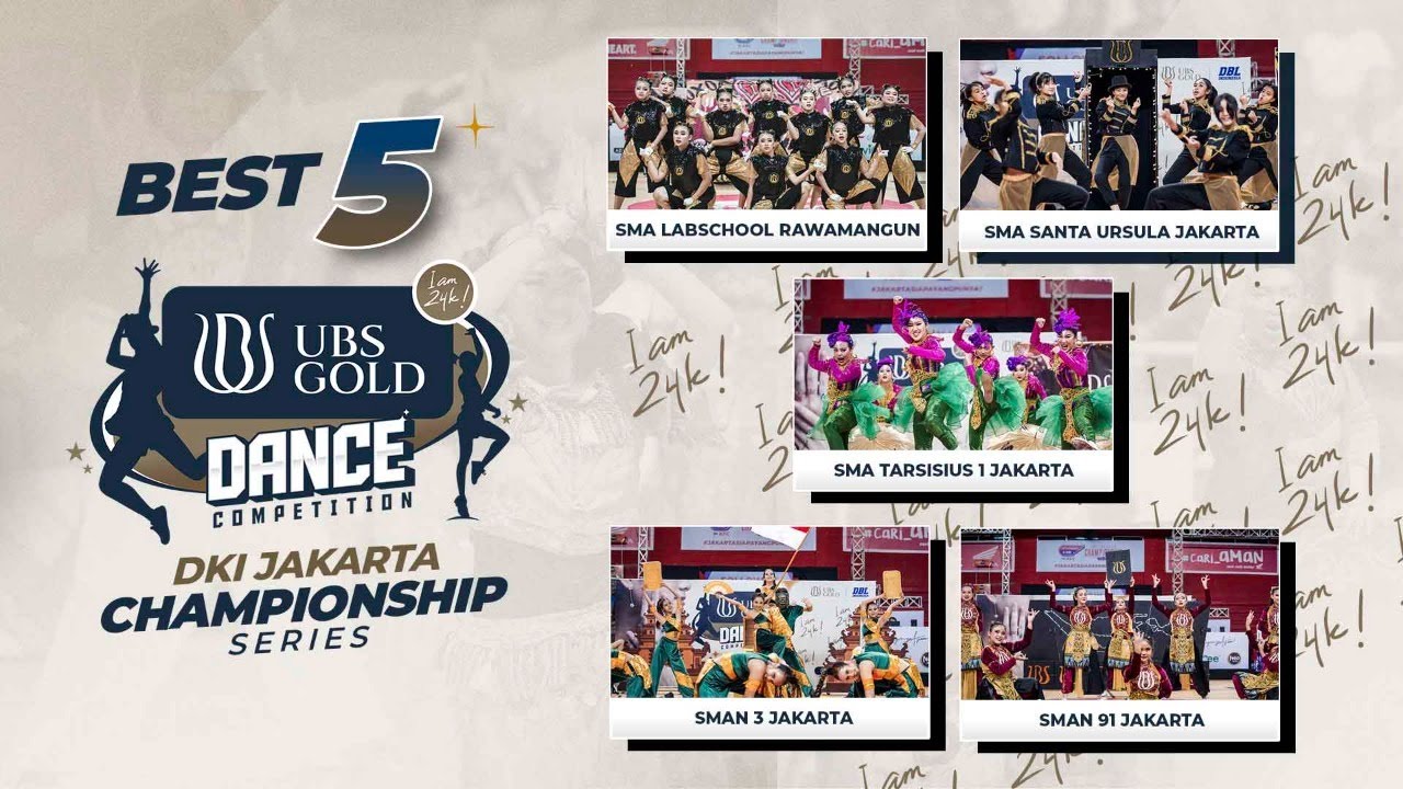 BEST FIVE UBS GOLD DANCE COMPETITION DKI JAKARTA SERIES