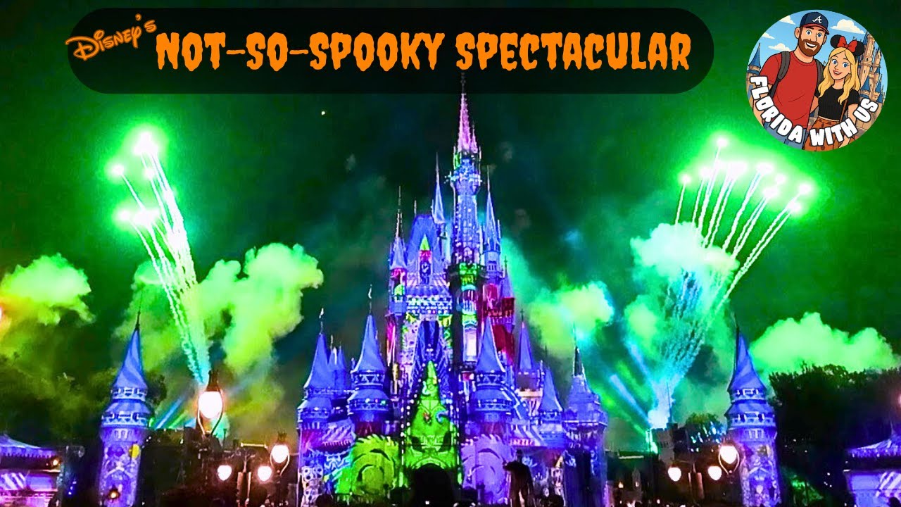 Disney’s Not-So-Spooky Spectacular FULL Fireworks Show | MNSSHP Magic Kingdom 2025